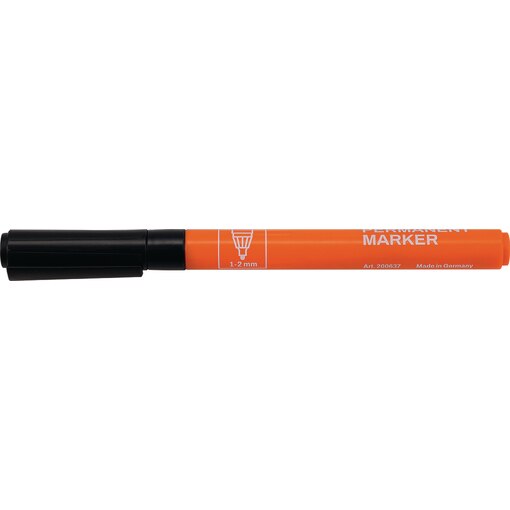 Permanent marker black - Pin 1-2 mm